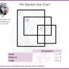 Rebarkable Pets Pet Blanket Size Chart