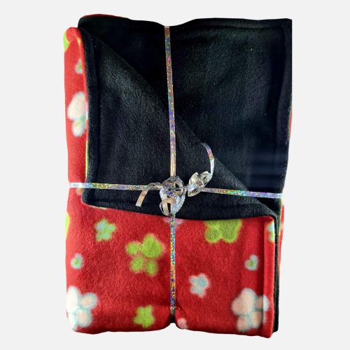Wrap your beloved furry friend in warmth and comfort this winter with our Rebarkable Pet blanket. Rebarkable Pet Blanket Red Paws.